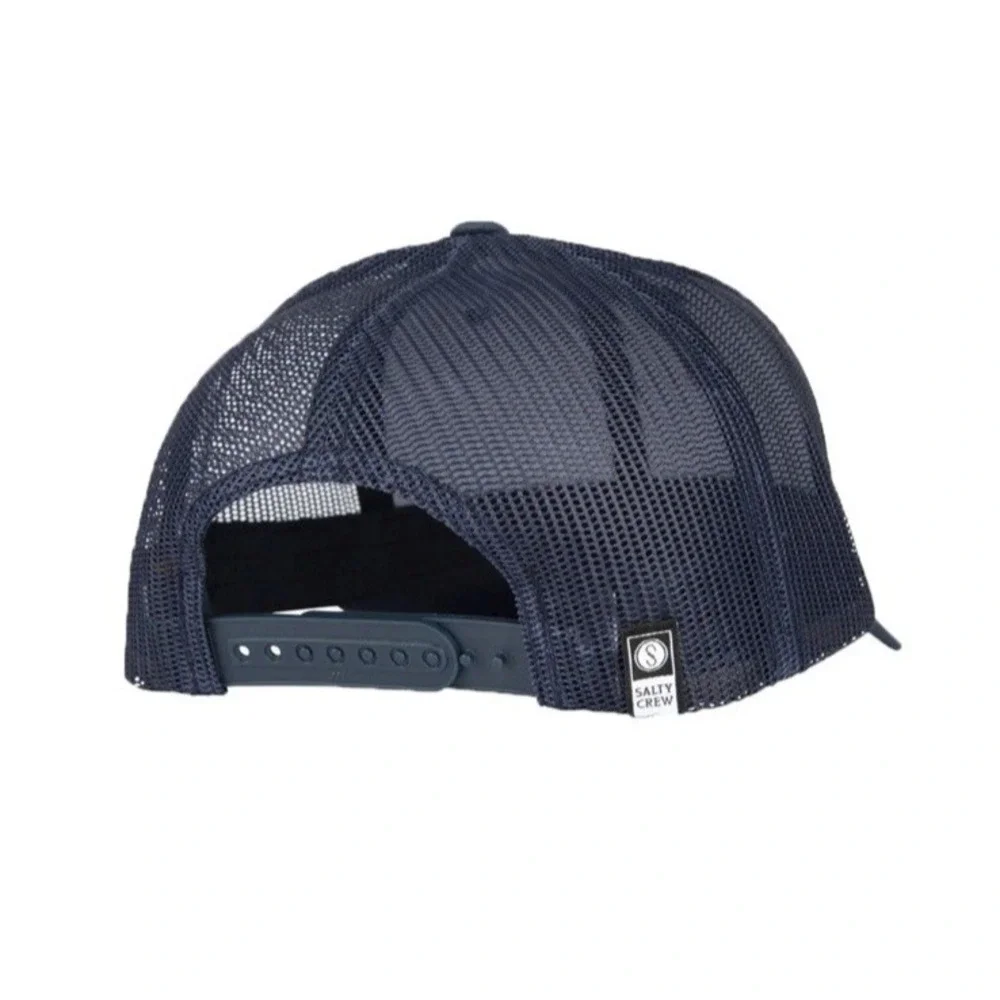 Salty Crew Mens Hat Ink Slinger Retro Snapback Trucker Hat Navy 6-Panel Cap